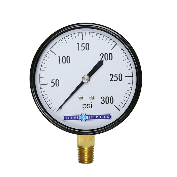Jones Stephens 3-1/2in. 300 psi Pressure Gauge G62300 - main